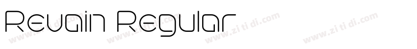 Revain Regular字体转换 Revain Regular字体转换